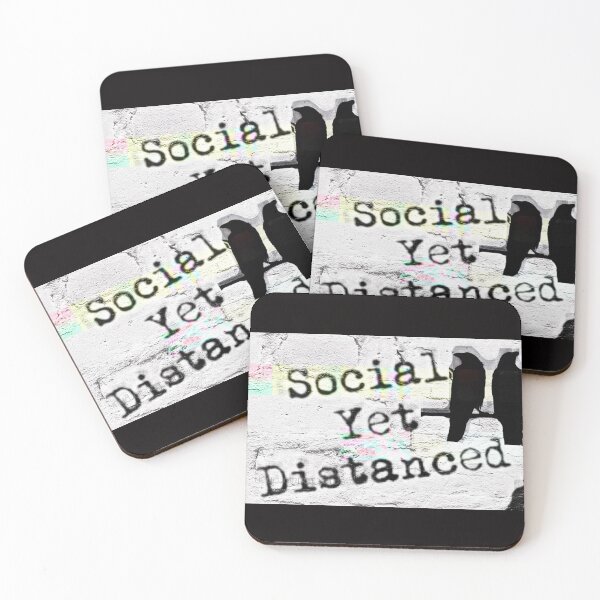 Item preview, Social yet Distanced -Blanc Edition 1 designed and sold by emotionalorphan.