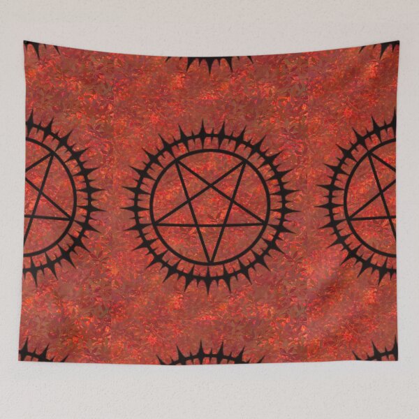 Item preview, Warm Red Pentacle designed and sold by Eli6Art.