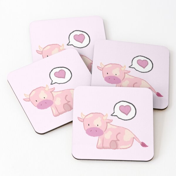Aperçu de l'œuvre Vache rose créée et vendue par KaitLouise.
