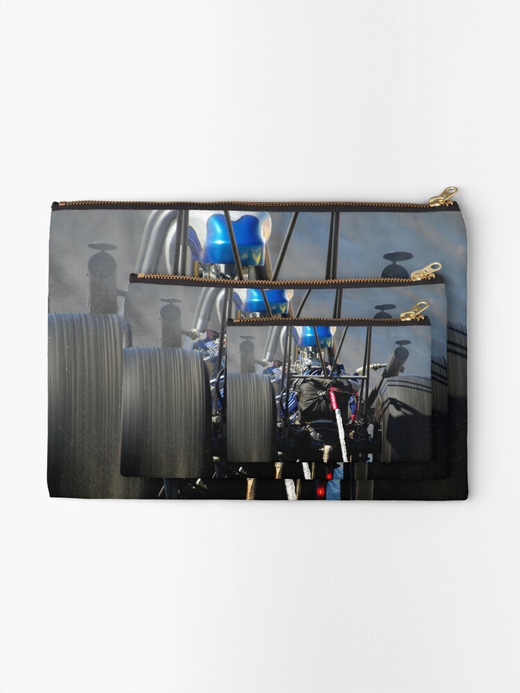 Alternate view of Burning Rubber Zipper Pouch