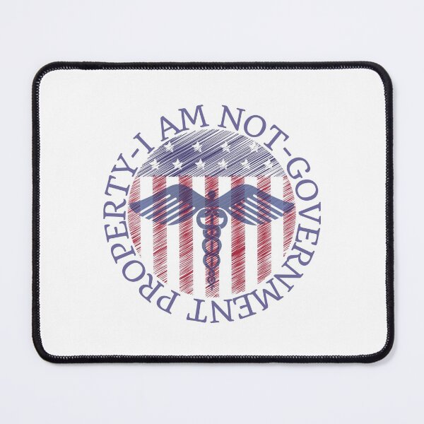 Item preview, I am not government property, American flag design designed and sold by Auntieck.