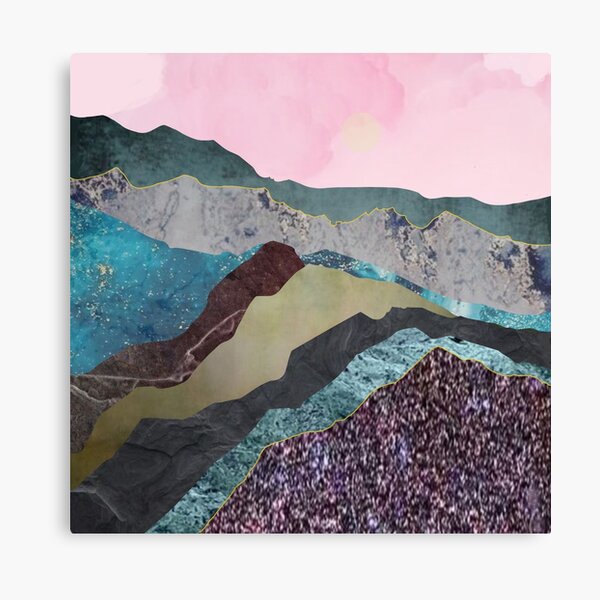 Mountain Range (D063) Canvas Print
