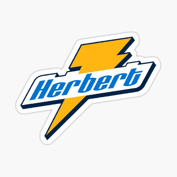 Justin Herbert San Diego Chargers Sports Campaign Sticker for Sale by  mowords