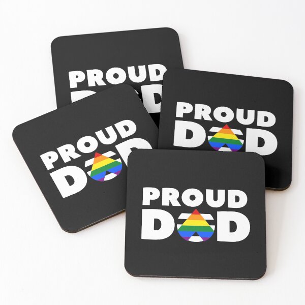 Item preview, Proud Dad Ally. LGBTQ Pride designed and sold by Subtle Pride Shop.