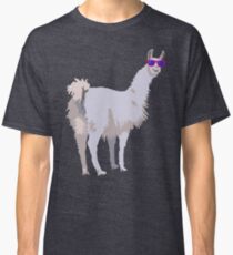 Cool Llama In Sunglasses Classic T-Shirt