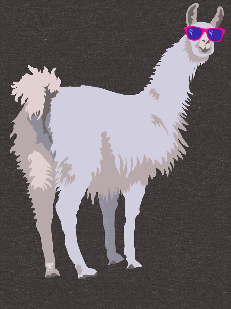 Cool Llama In Sunglasses by theartofvikki