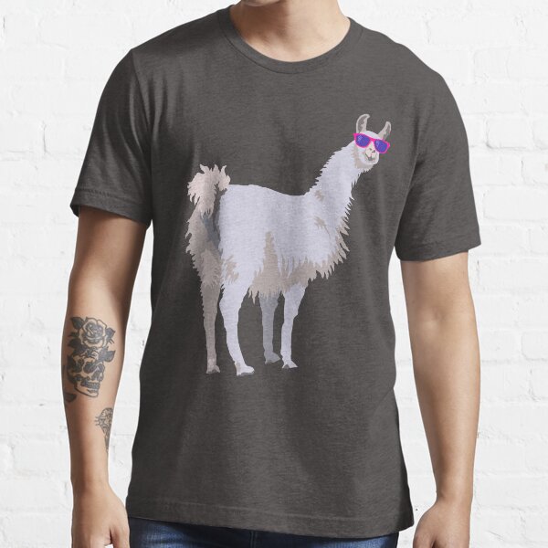 Cool Llama In Sunglasses Essential T-Shirt