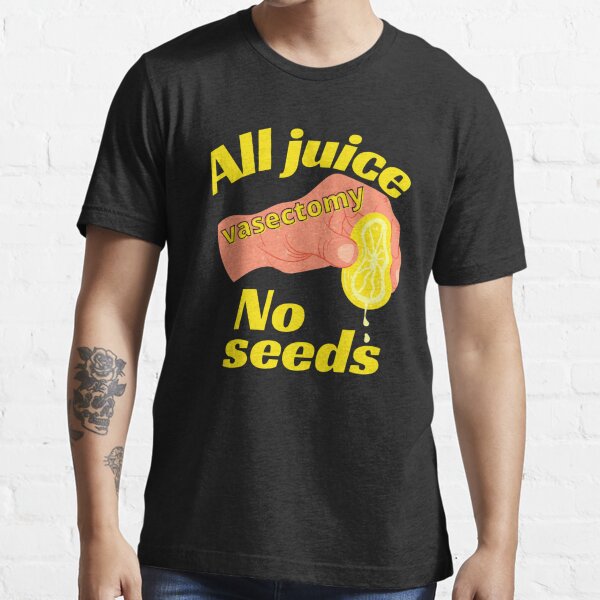 All Juice No Seeds Boxer Briefs, Free Shipping, Funny Vasectomy