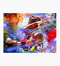 Michael Jordan Painted Photographic Print