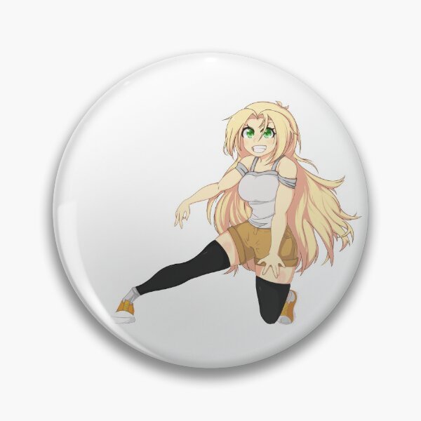 Artikelvorschau, Anime Mädchen Dynamische Pose entworfen und verkauft von sketchesbyaidan.