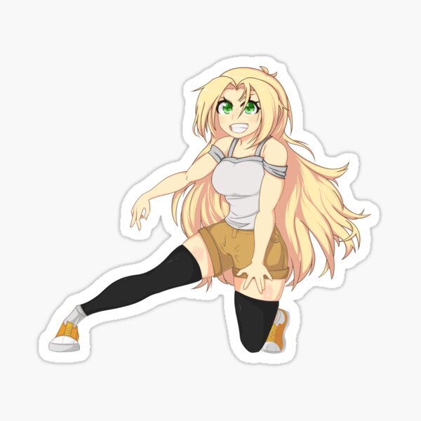 Item preview, Anime Girl Dynamic Pose designed and sold by sketchesbyaidan.
