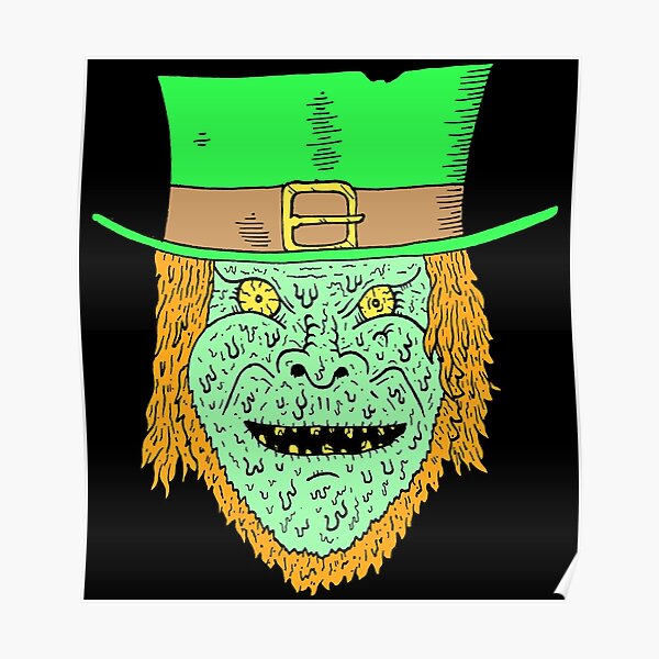 Women Men Leprechaun Gift For Movie Fans Poster