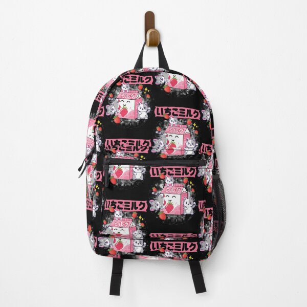 Item preview, Funny Kawaii Anime Japanese Cat Strawberry Milk  designed and sold by Steinhart19.
