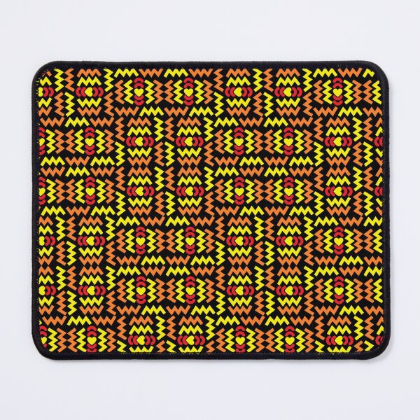 Item preview, Flashy Pattern 340 | Colorful Unique Flashy Patterns | Colorful Orange, Lime, Yellow and Red on a Black Background Flashy Pattern designed and sold by Dream Wear.