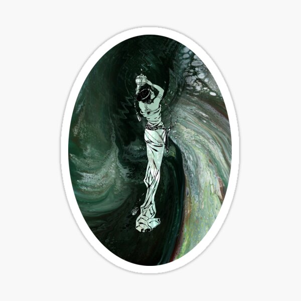 Siren's Fury: fantasy mythic Sticker