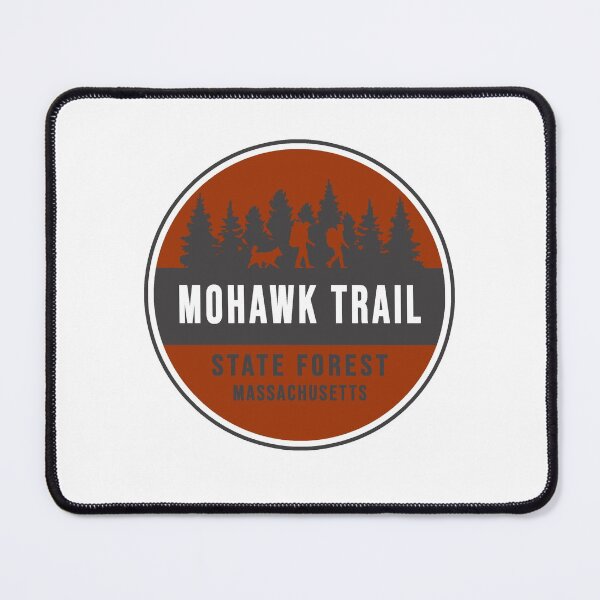 Item preview, Mohawk Trail State Forest Hiker Logo designed and sold by VanyaKar.