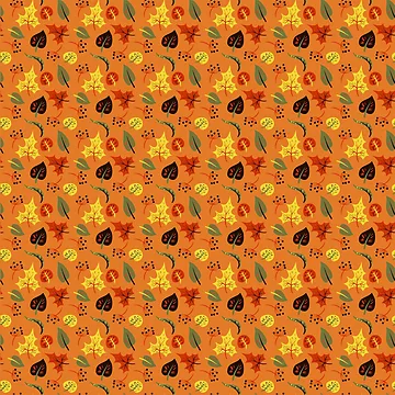 Artwork thumbnail, leaf pattern. by Princessflora