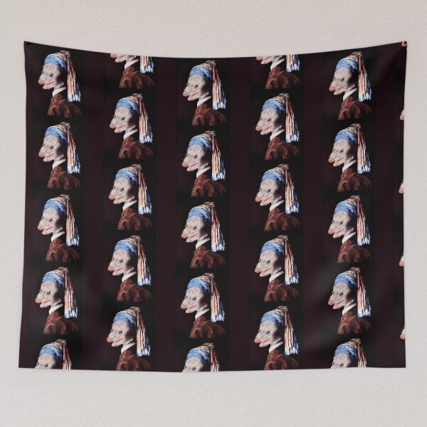 Item preview, The Possum with the Pearl Earring designed and sold by Impossumble.
