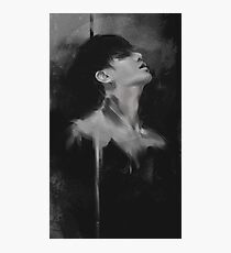 Black ink Jungkook Photographic Print