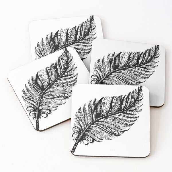 Item preview, Zen Feather Line Art designed and sold by Mandiola9.