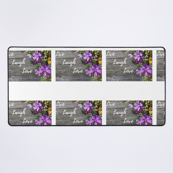 Live Laugh Love Desk Mat