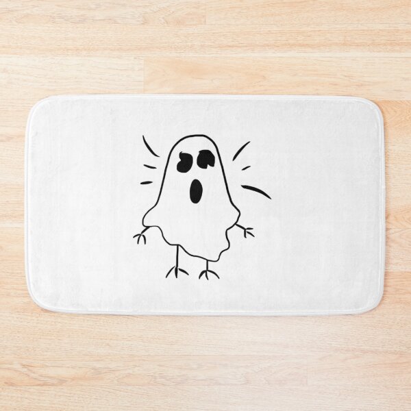 Item preview, Boo, the ghost with chicken's paws designed and sold by carppediem.