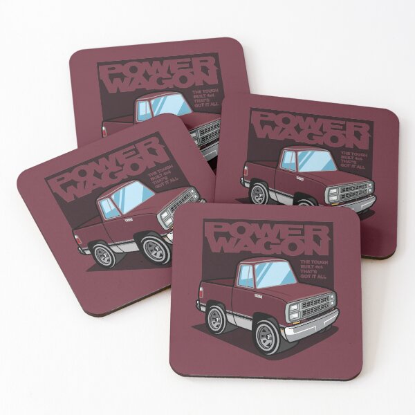 Item preview, Medium Red Sunfire - Power Wagon (1980 - White-Based) designed and sold by Justin Ellis.