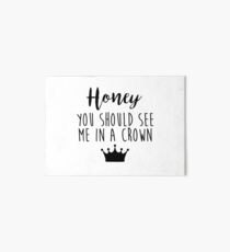 Sherlock - Honey you should see me in a crown Art Board