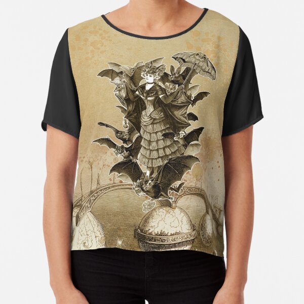 The Tea Bats Lenormand - Woman Chiffon Top