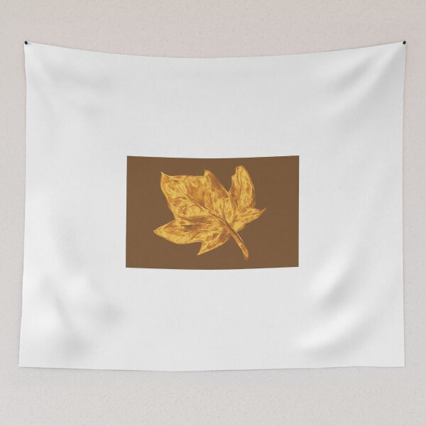 Item preview, Watercolor of autumn dry leaf designed and sold by oanaunciuleanu.