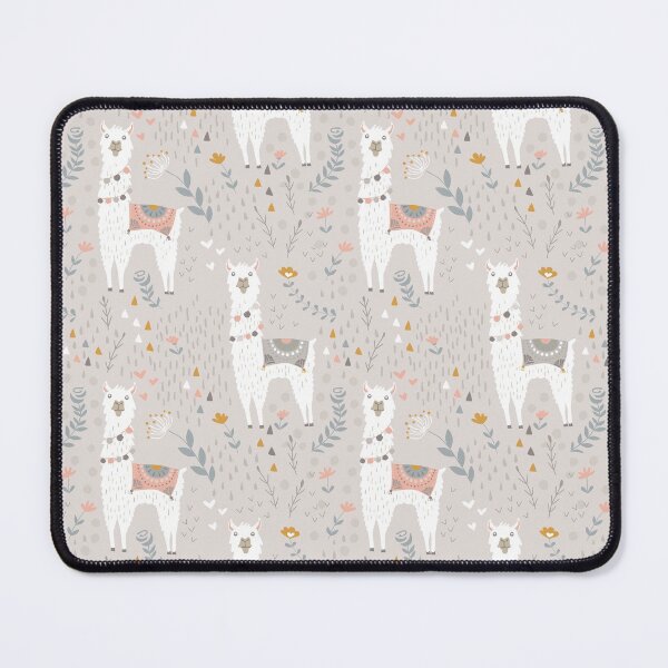 Item preview, Llama on Warm Gray designed and sold by latheandquill.