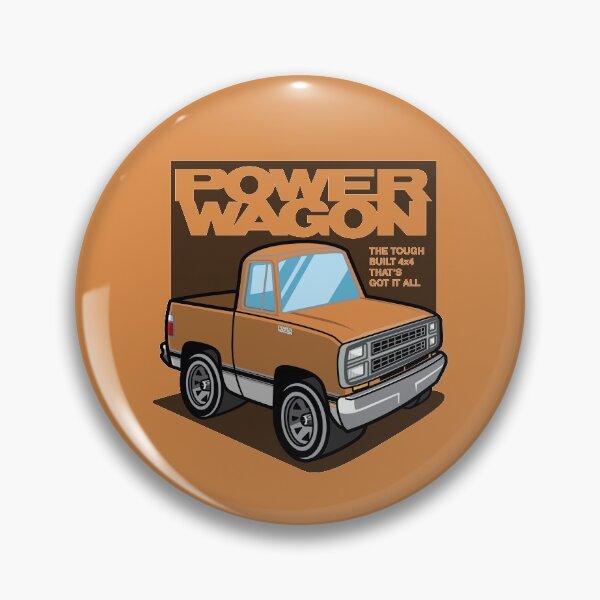 Item preview, Sunburst Orange- Power Wagon (1980 - White-Based) designed and sold by Justin Ellis.