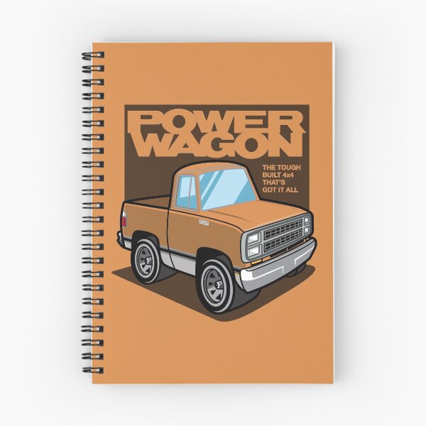 Item preview, Sunburst Orange- Power Wagon (1980 - White-Based) designed and sold by Justin Ellis.