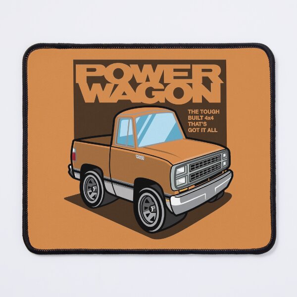 Item preview, Sunburst Orange- Power Wagon (1980 - White-Based) designed and sold by Justin Ellis.