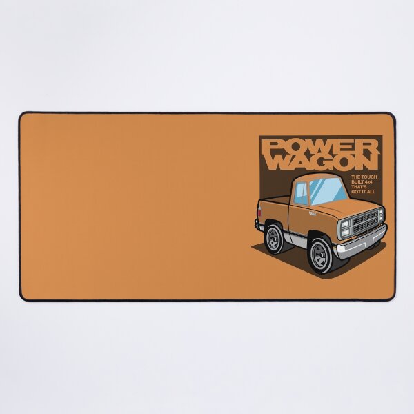 Item preview, Sunburst Orange- Power Wagon (1980 - White-Based) designed and sold by Justin Ellis.