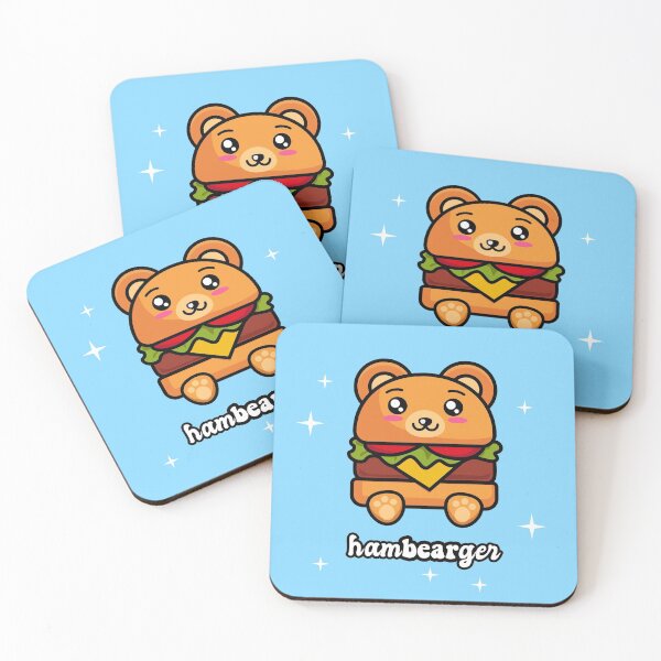 Item preview, Hambearger Cute Kawaii Hamburger Cheese Bear Cool designed and sold by AwesomeDistrict.