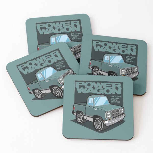 Item preview, Teal Frost Metallic - Power Wagon (1980 - White-Based) designed and sold by Justin Ellis.