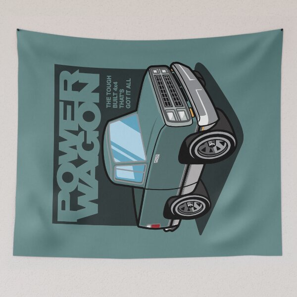 Item preview, Teal Frost Metallic - Power Wagon (1980 - White-Based) designed and sold by Justin Ellis.