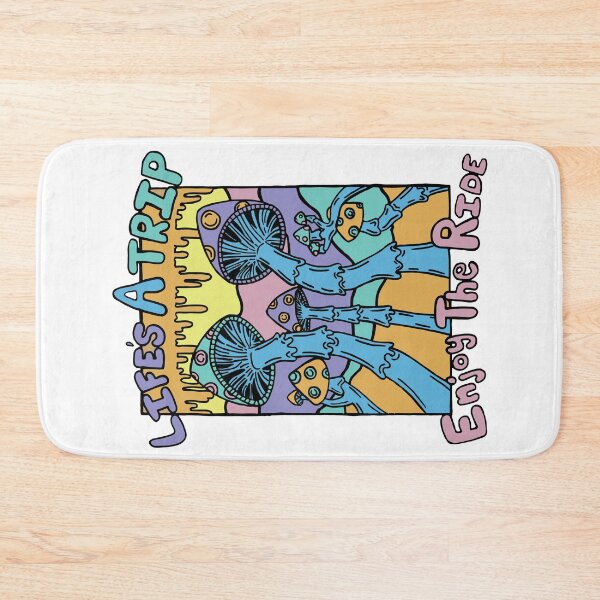 Item preview, Life's A Trip Enjoy The Ride Trippy Mushroom designed and sold by TheWolfofStPete.