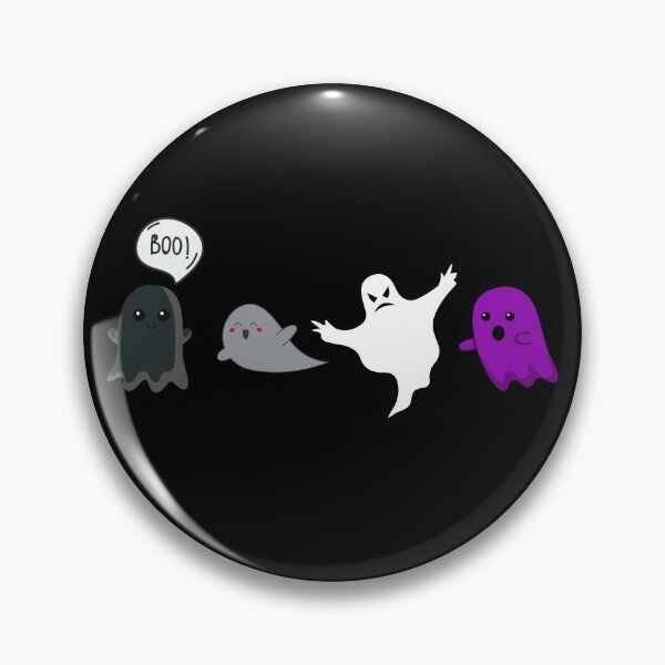 Item preview, Cute Halloween Ace Ghosts. Asexual Pride designed and sold by Subtle Pride Shop.