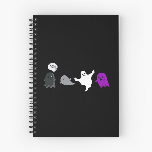 Item preview, Cute Halloween Ace Ghosts. Asexual Pride designed and sold by Subtle Pride Shop.