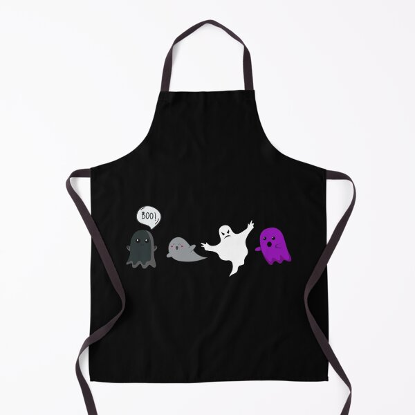 Item preview, Cute Halloween Ace Ghosts. Asexual Pride designed and sold by Subtle Pride Shop.