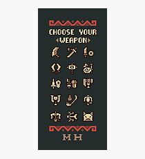 Choose your weapon Photographic Print