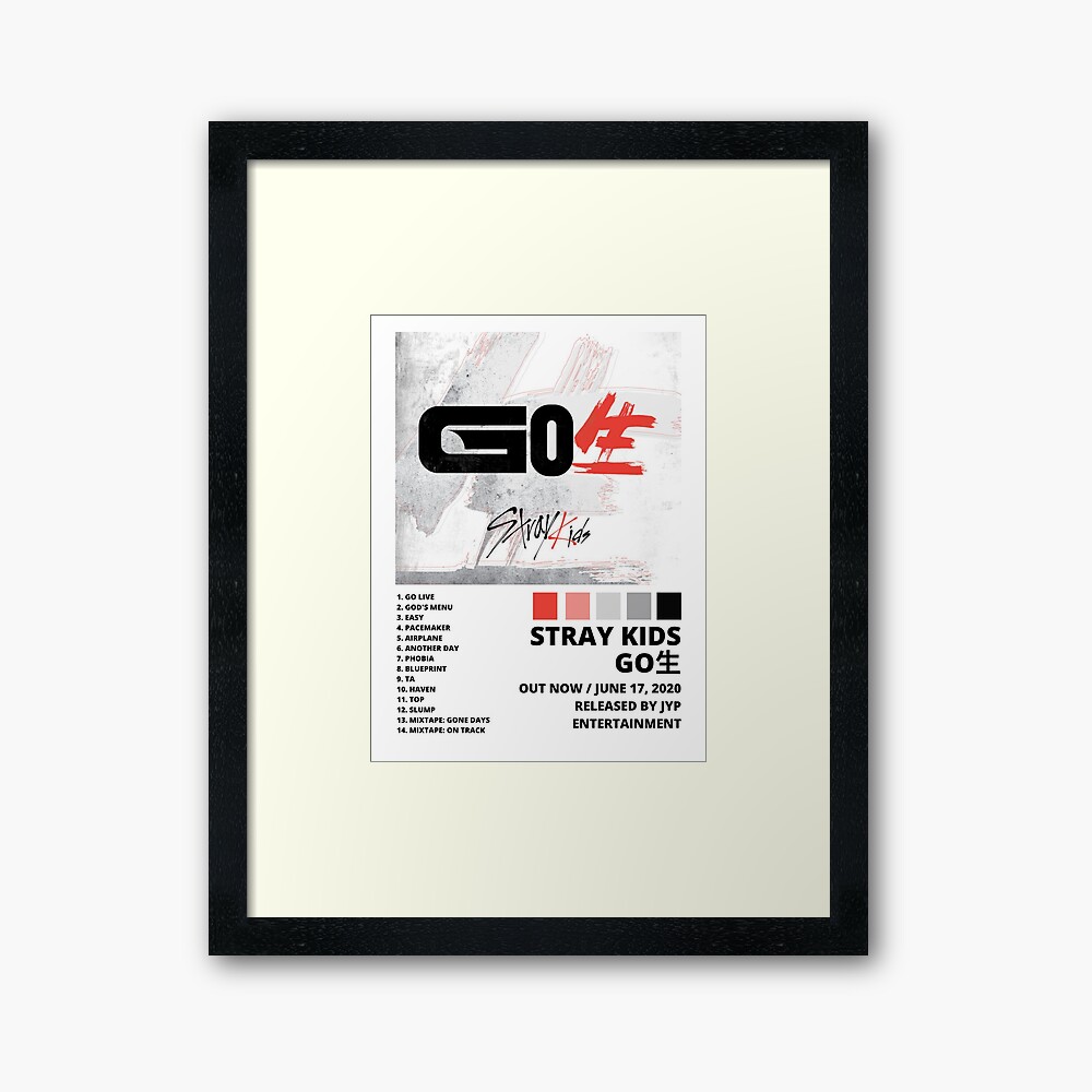 Stray Kids GO LIVE Album Cover Print / Custom Tracklist Print, Wall Print,  Home Decor Sticker for Sale by 8bitbooseoksoon