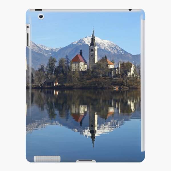 Church on island at Lake Bled Slovenia iPad Snap Case