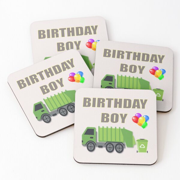 Item preview, Garbage Truck Birthday Boy designed and sold by Joegreenworld.