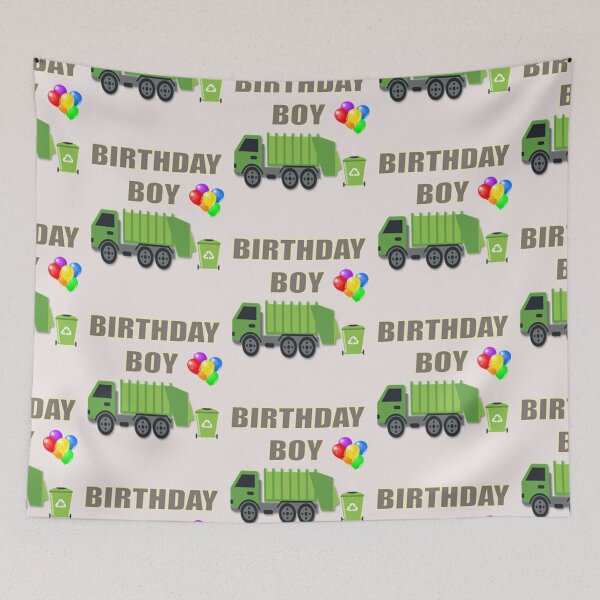 Item preview, Garbage Truck Birthday Boy designed and sold by Joegreenworld.