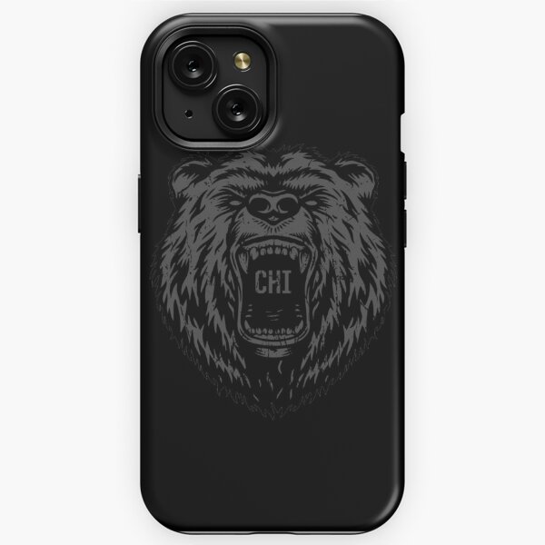 Wood Chicago Bears iPhone 12 Pro Case, Custom Mahogany Wood Chicago Bears  Cover