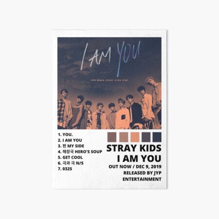 Stray Kids I AM YOU Album Cover Print / Tracklist Custom Print