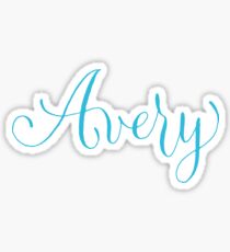 Avery - Modern Calligraphy Name Design Sticker